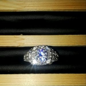 MEN'S  Champagne 4.07CT Diamond Ring